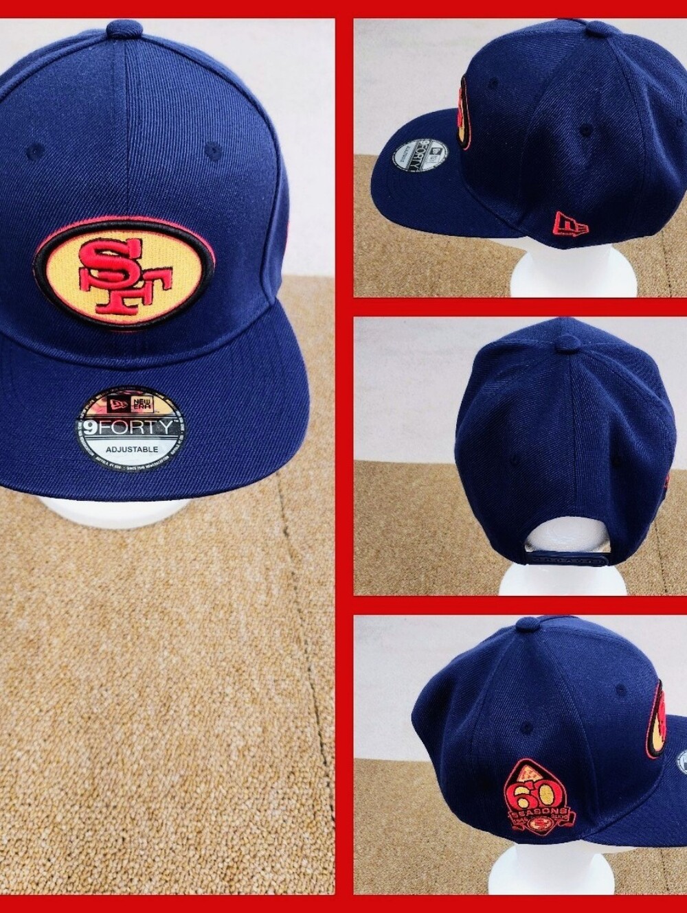 SAN FRANCISCO 49ERS NFL FOOTBALL SNAPBACK HAT.